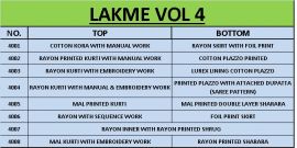FASHION LAKME VOL 4